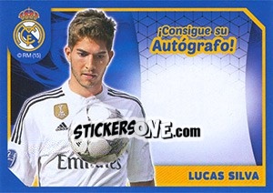 Sticker Lucas Silva (Autografo) - Real Madrid 2014-2015 - Panini