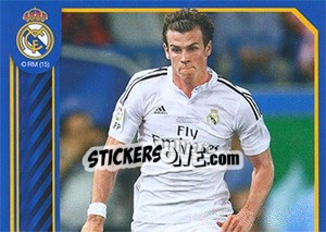 Cromo Gareth Bale in action - Real Madrid 2014-2015 - Panini