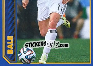 Sticker Gareth Bale in action - Real Madrid 2014-2015 n. 117 - Panini