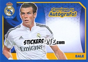 Cromo Gareth Bale (Autografo) - Real Madrid 2014-2015 - Panini