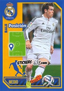 Sticker Gareth Bale (Position) - Real Madrid 2014-2015 - Panini