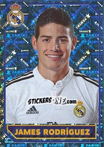 Sticker James Rodriguez (Portrait) - Real Madrid 2014-2015 - Panini