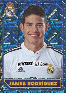 Cromo James Rodriguez (Portrait) - Real Madrid 2014-2015 - Panini