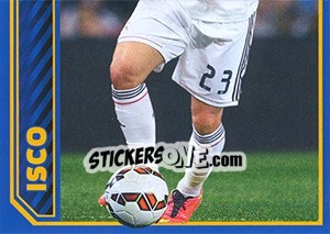 Sticker Isco in action - Real Madrid 2014-2015 - Panini