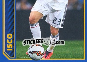 Sticker Isco in action - Real Madrid 2014-2015 n. 127 - Panini