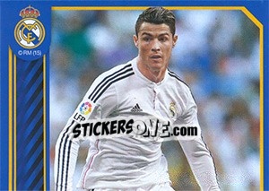 Sticker Cristiano Ronaldo in action - Real Madrid 2014-2015 - Panini