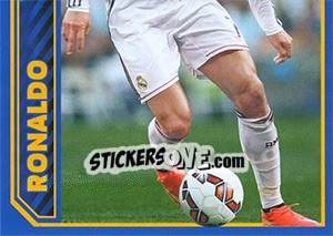Sticker Cristiano Ronaldo in action - Real Madrid 2014-2015 n. 133 - Panini