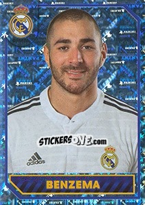 Sticker Karim Benzema (Portrait) - Real Madrid 2014-2015 - Panini