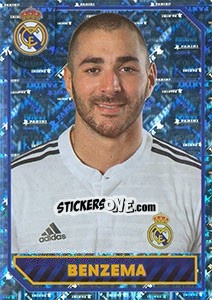 Sticker Karim Benzema (Portrait) - Real Madrid 2014-2015 n. 138 - Panini