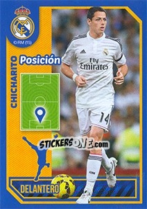 Sticker Chicharito (Position) - Real Madrid 2014-2015 - Panini