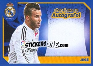 Sticker Jese (Autografo) - Real Madrid 2014-2015 - Panini
