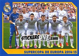 Cromo Team Shot (Supercopa de Europa) - Real Madrid 2014-2015 - Panini