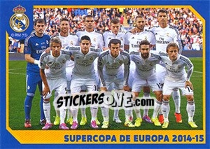 Sticker Team Shot (Supercopa de Europa) - Real Madrid 2014-2015 n. 151 - Panini