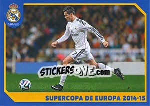 Sticker Cristiano Ronaldo in action (Supercopa de Europa) - Real Madrid 2014-2015 n. 152 - Panini