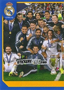 Cromo Winners Supercopa de Europa - Real Madrid 2014-2015 - Panini