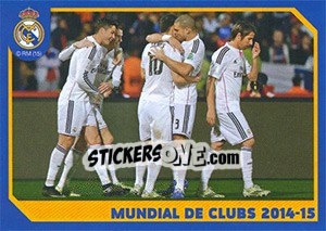 Sticker Goal Celebration (Mundial de clubs) - Real Madrid 2014-2015 n. 156 - Panini