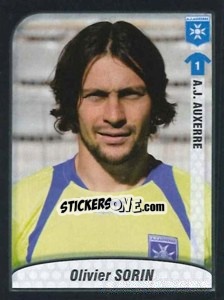 Figurina Olivier Sorin - FOOT 2009-2010 n. 7 - Panini
