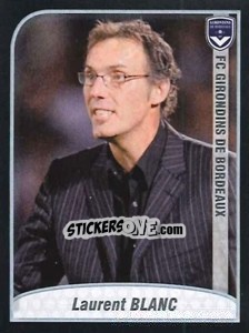 Sticker Laurent Blanc (Entraineur) - FOOT 2009-2010 n. 30 - Panini