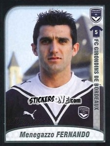 Sticker Menegazzo Fernando - FOOT 2009-2010 - Panini