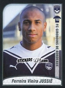 Sticker Jussie - FOOT 2009-2010 n. 44 - Panini