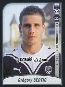 Cromo Sertic - FOOT 2009-2010 - Panini