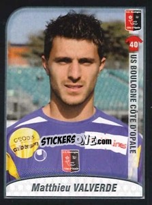 Sticker Valverde - FOOT 2009-2010 n. 59 - Panini
