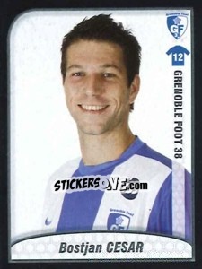 Sticker Cesar - FOOT 2009-2010 n. 86 - Panini