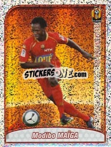 Sticker Modibo Maiga (Top joueur) - FOOT 2009-2010 - Panini
