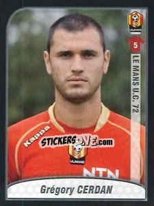 Cromo Cerdan - FOOT 2009-2010 - Panini