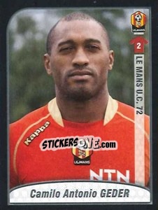 Sticker Geder - FOOT 2009-2010 n. 116 - Panini