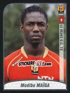 Sticker Modibo Maiga - FOOT 2009-2010 n. 123 - Panini