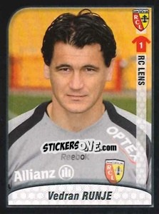 Figurina Vedran Runje - FOOT 2009-2010 - Panini