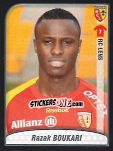 Sticker Boukari - FOOT 2009-2010 - Panini