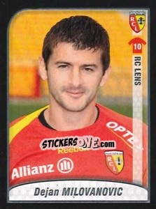 Figurina Milovanovic - FOOT 2009-2010 - Panini