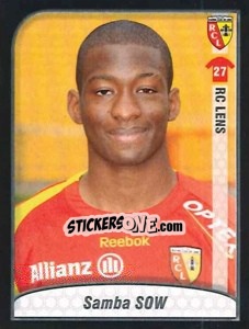 Figurina Samba Sow - FOOT 2009-2010 - Panini