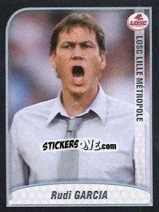 Sticker Rudi Garcia (Entraineur) - FOOT 2009-2010 n. 160 - Panini