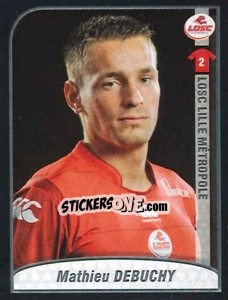 Sticker Mathieu Debuchy - FOOT 2009-2010 n. 171 - Panini