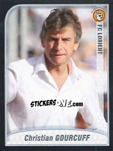 Sticker Christian Gourcuff (Entraineur) - FOOT 2009-2010 n. 186 - Panini