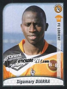 Figurina Sigamary Diarra - FOOT 2009-2010 - Panini