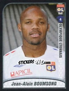 Sticker Jean-Alain Boumsong - FOOT 2009-2010 n. 216 - Panini