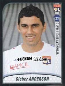 Sticker Cleber Anderson - FOOT 2009-2010 n. 218 - Panini