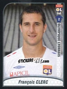 Sticker François Clerc - FOOT 2009-2010 n. 219 - Panini