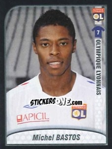 Sticker Michel Bastos - FOOT 2009-2010 n. 222 - Panini