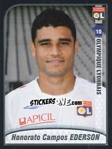 Sticker Ederson - FOOT 2009-2010 n. 225 - Panini