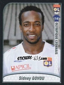 Cromo Sidney Govou - FOOT 2009-2010 - Panini