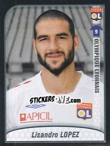 Sticker Lisandro Lopez - FOOT 2009-2010 n. 232 - Panini