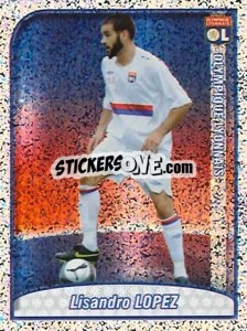 Sticker Lisandro Lopez (Top joueur) - FOOT 2009-2010 n. 234 - Panini