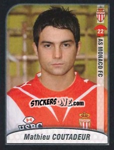 Figurina Mathieu Coutadeur - FOOT 2009-2010 - Panini