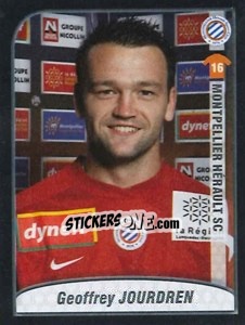 Sticker Jourdren - FOOT 2009-2010 n. 293 - Panini