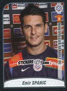 Figurina Spahic - FOOT 2009-2010 - Panini